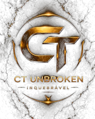 Emblema dourado CT Unbroken — Inquebrável